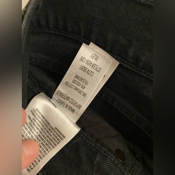 AGOLDE RILEY HIGH RISE STRAIGHT in panoramic - Picture 6 of 7